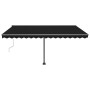 Automatic awning with LED lights and wind sensor anthracite 450x300cm by vidaXL, Awnings - Ref: Foro24-3069774, Price: 660,62...