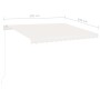 Automatischer Standmarkise in Creme, 350x250 cm. von vidaXL, Markisen - Ref: Foro24-3069527, Preis: 437,95 €, Rabatt: %