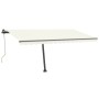 Automatic awning with LED wind sensor cream 400x300 cm by vidaXL, Awnings - Ref: Foro24-3069752, Price: 706,25 €, Discount: %