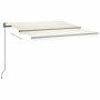 Automatic awning with LED wind sensor cream 400x300 cm by vidaXL, Awnings - Ref: Foro24-3069752, Price: 706,25 €, Discount: %
