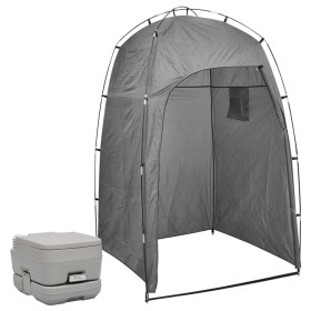 Inodoro portátil para camping con tienda 10+10 L by , Portable showers and toilets - Ref: Foro24-3081892, Price: 141,38 €, Di...
