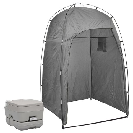 Inodoro portátil para camping con tienda 10+10 L von , Tragbare Duschen und Toiletten - Ref: Foro24-3081892, Preis: 141,38 €,...