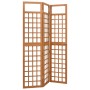 Biombo/Enrejado de 3 paneles madera maciza abeto 121x180,5 cm de , Divisores de ambientes - Ref: Foro24-316478, Precio: 89,56...