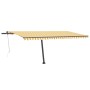 Toldo de pie automático amarillo y blanco 500x300 cm von , Markisen - Ref: Foro24-3069788, Preis: 587,68 €, Rabatt: %