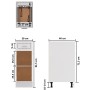 Armario inferior cajón cocina “Lyon” madera de ingeniería von , Küchenschränke - Ref: Foro24-801204, Preis: 74,90 €, Rabatt: %
