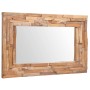 Espejo decorativo rectangular teca 90x60 cm | Foro24.es | Tu tienda online para hogar, jardín y más Foro24.es