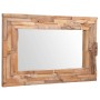 Espejo decorativo rectangular teca 90x60 cm | Foro24.es | Tu tienda online para hogar, jardín y más Foro24.es