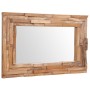 Espejo decorativo rectangular teca 90x60 cm | Foro24.es | Tu tienda online para hogar, jardín y más Foro24.es
