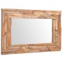 Espejo decorativo rectangular teca 90x60 cm | Foro24.es | Tu tienda online para hogar, jardín y más Foro24.es