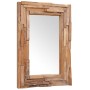 Espejo decorativo rectangular teca 90x60 cm | Foro24.es | Tu tienda online para hogar, jardín y más Foro24.es