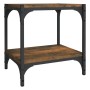 Mueble para TV contrachapada y acero roble ahumado 40x33x41 cm von , TV-Möbel - Ref: Foro24-819304, Preis: 27,16 €, Rabatt: %