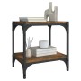 Mueble para TV contrachapada y acero roble ahumado 40x33x41 cm von , TV-Möbel - Ref: Foro24-819304, Preis: 27,16 €, Rabatt: %