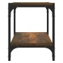 Mueble para TV contrachapada y acero roble ahumado 40x33x41 cm von , TV-Möbel - Ref: Foro24-819304, Preis: 27,16 €, Rabatt: %