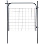 Puerta de valla de jardín 100x100 cm gris antracita by , garden gates - Ref: Foro24-142293, Price: 95,00 €, Discount: %