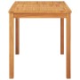 Mesa de comedor de jardín madera maciza de teca 120x70x77 cm by , Garden tables - Ref: Foro24-316630, Price: 197,21 €, Discou...