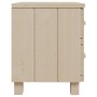 Mesita de noche HAMAR pino macizo marrón miel 40x35x44,5cm by , Nightstands - Ref: Foro24-340404, Price: 48,51 €, Discount: %