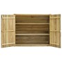 Caseta herramientas jardín madera pino impregnada 135x60x123 cm by , Sheds - Ref: Foro24-46359, Price: 314,20 €, Discount: %