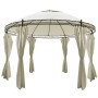 Cenador con cortinas redondo 3,5x2,7 m by , Tents and gazebos - Ref: Foro24-41419, Price: 339,10 €, Discount: %
