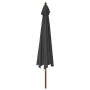 Sombrilla jardín con poste de madera gris antracita 400x273 cm by , Umbrellas - Ref: Foro24-363177, Price: 151,44 €, Discount: %