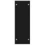 Leñero de vidrio templado negro 80x35x100 cm de vidaXL, Accesorios para bolsas y soportes de leña - Ref: Foro24-327470, Preci...