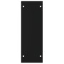 Leñero de vidrio templado negro 80x35x100 cm de vidaXL, Accesorios para bolsas y soportes de leña - Ref: Foro24-327470, Preci...