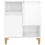 Aparador de madera contrachapada blanco brillante 60x35x70 cm de , Aparadores - Ref: Foro24-821142, Precio: 78,46 €, Descuent...