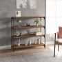 Estantería contrachapada y acero roble ahumado 100x33x100 cm von , Bücherregale und Regale - Ref: Foro24-819359, Preis: 79,44...