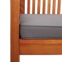 Banco de jardín 3 plazas con cojín madera maciza acacia 150 cm von , Gartenbänke - Ref: Foro24-45973, Preis: 222,95 €, Rabatt: %