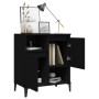 Aparador de madera contrachapada negro 60x35x70 cm de , Aparadores - Ref: Foro24-821149, Precio: 81,54 €