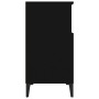 Aparador de madera contrachapada negro 60x35x70 cm de , Aparadores - Ref: Foro24-821149, Precio: 81,54 €