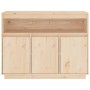 Aparador de madera maciza de pino 104,5x34x80 cm de , Aparadores - Ref: Foro24-814389, Precio: 121,97 €, Descuento: %