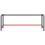 Estructura banco de trabajo metal negro y rojo mate 220x57x79cm by , Table legs - Ref: Foro24-151458, Price: 101,08 €, Discou...