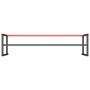 Estructura banco de trabajo metal negro y rojo mate 220x57x79cm by , Table legs - Ref: Foro24-151458, Price: 101,08 €, Discou...