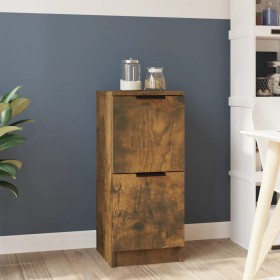 Aparador madera contrachapada color roble ahumado 30x30x70 cm von , Sideboards - Ref: Foro24-817018, Preis: 41,64 €, Rabatt: %