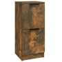 Aparador madera contrachapada color roble ahumado 30x30x70 cm by , Sideboards - Ref: Foro24-817018, Price: 42,28 €, Discount: %