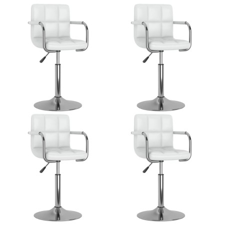 Sillas de comedor giratorias 4 unidades cuero sintético blanco von , Essstühle - Ref: Foro24-3087886, Preis: 248,09 €, Rabatt: %