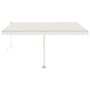 Toldo de pie automático crema 400x350 cm by vidaXL, Awnings - Ref: Foro24-3069627, Price: 546,21 €, Discount: %