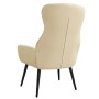 Sillón de relax con reposapiés de tela color crema by , Armchairs - Ref: Foro24-3097431, Price: 122,45 €, Discount: %