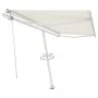 Automatischer Standmarkise in Creme, 400x350 cm. von vidaXL, Markisen - Ref: Foro24-3069627, Preis: 559,88 €, Rabatt: %