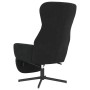 Sillón de relax con reposapiés terciopelo negro by , Armchairs - Ref: Foro24-3097501, Price: 120,29 €, Discount: %