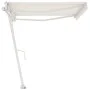 Toldo de pie automático crema 400x350 cm by vidaXL, Awnings - Ref: Foro24-3069627, Price: 559,88 €, Discount: %