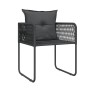 Juego de comedor para jardín 3 piezas negro by , Garden sets - Ref: Foro24-3099083, Price: 254,22 €, Discount: %