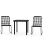 Juego de comedor para jardín 3 piezas negro von , Gartensets - Ref: Foro24-3099167, Preis: 308,26 €, Rabatt: %