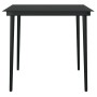 Juego de comedor de jardín 5 piezas negro by , Garden sets - Ref: Foro24-3099144, Price: 301,08 €, Discount: %