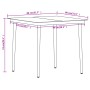 Juego de comedor de jardín 5 piezas negro by , Garden sets - Ref: Foro24-3099144, Price: 301,08 €, Discount: %