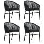 Juego de comedor para jardín 5 piezas negro von , Gartensets - Ref: Foro24-3099223, Preis: 486,82 €, Rabatt: %