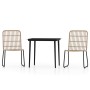 Juego de comedor para jardín 3 piezas color roble by , Garden sets - Ref: Foro24-3099173, Price: 349,85 €, Discount: %