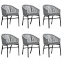 Juego de comedor de jardín 7 piezas ratán sintético gris von , Gartensets - Ref: Foro24-3099254, Preis: 650,56 €, Rabatt: %