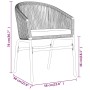 Juego de comedor de jardín 7 piezas ratán sintético gris von , Gartensets - Ref: Foro24-3099254, Preis: 650,56 €, Rabatt: %