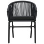 Juego de comedor para jardín 7 piezas negro by , Garden sets - Ref: Foro24-3099242, Price: 709,52 €, Discount: %